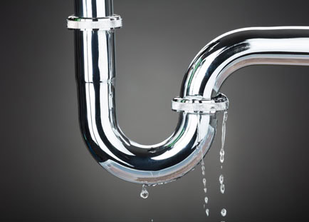 Leaking pipes under sink