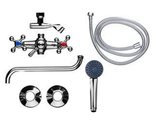 shower valve install parts