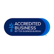 Better Business Bureau accredited business badge