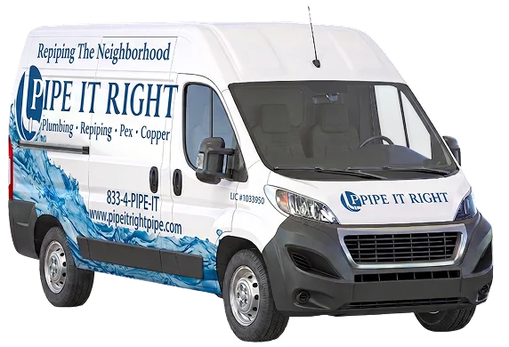 Pipe It Right plumbing repair service van